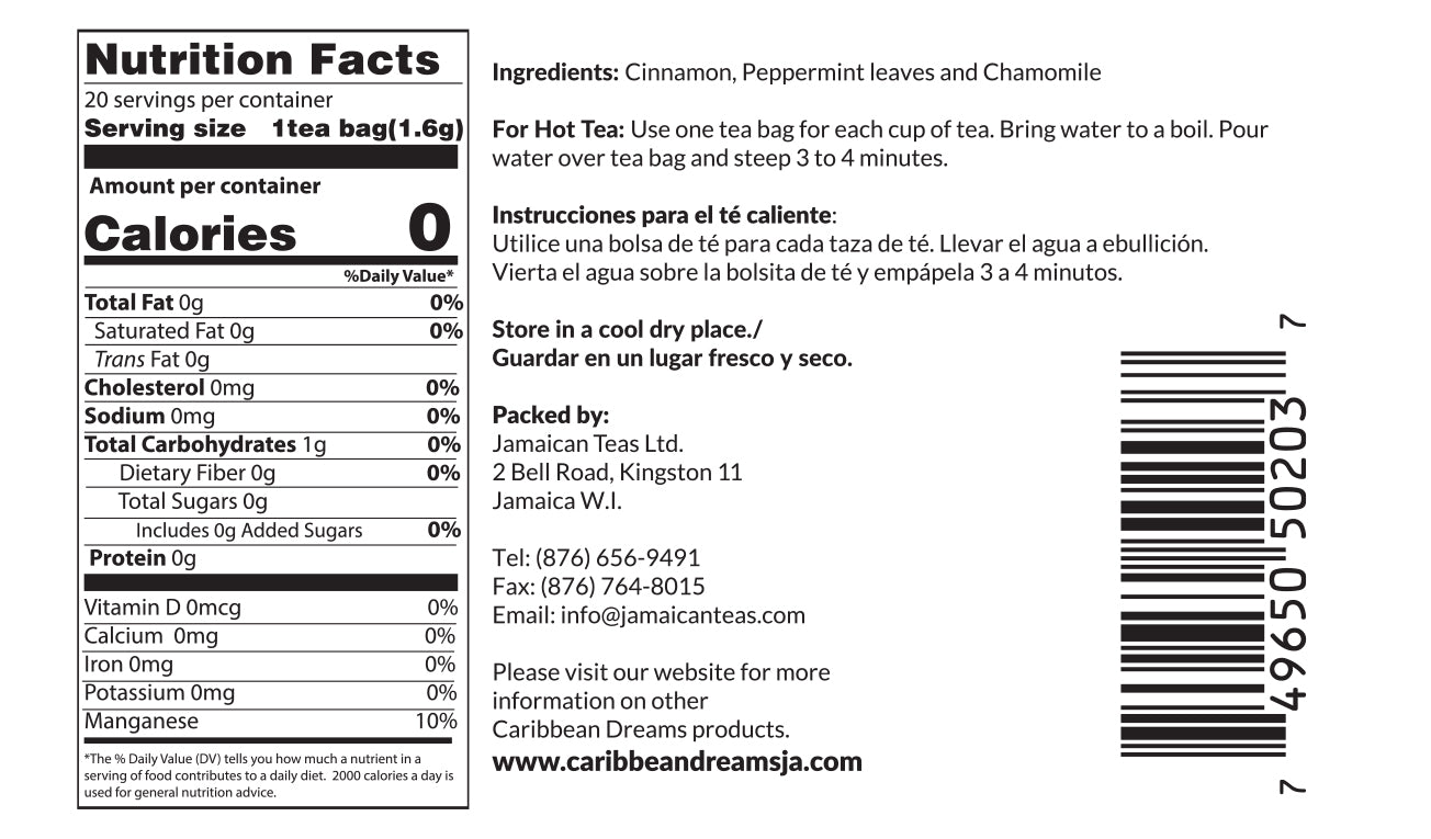 Caribbean Dreams Cinnamon Mint