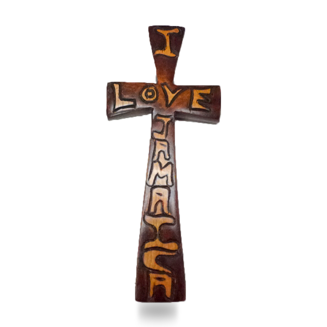 Wooden Cross Carving