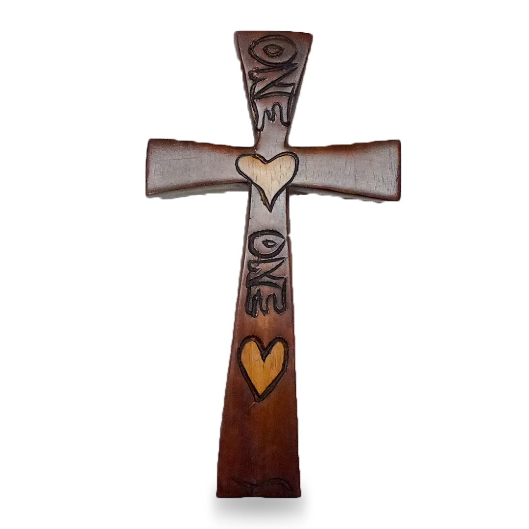 Wooden Cross Carving