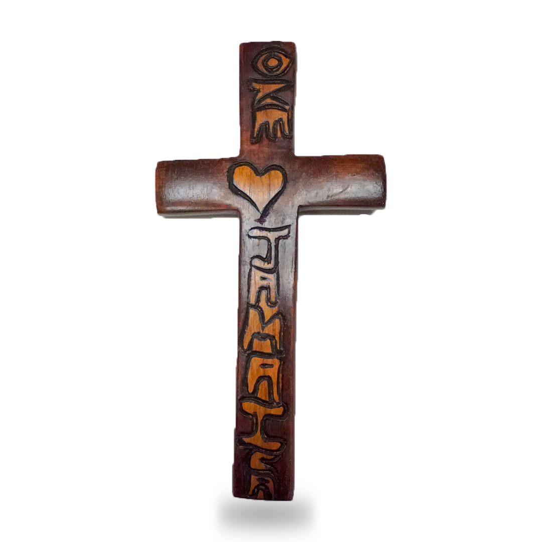 Wooden Cross Carving