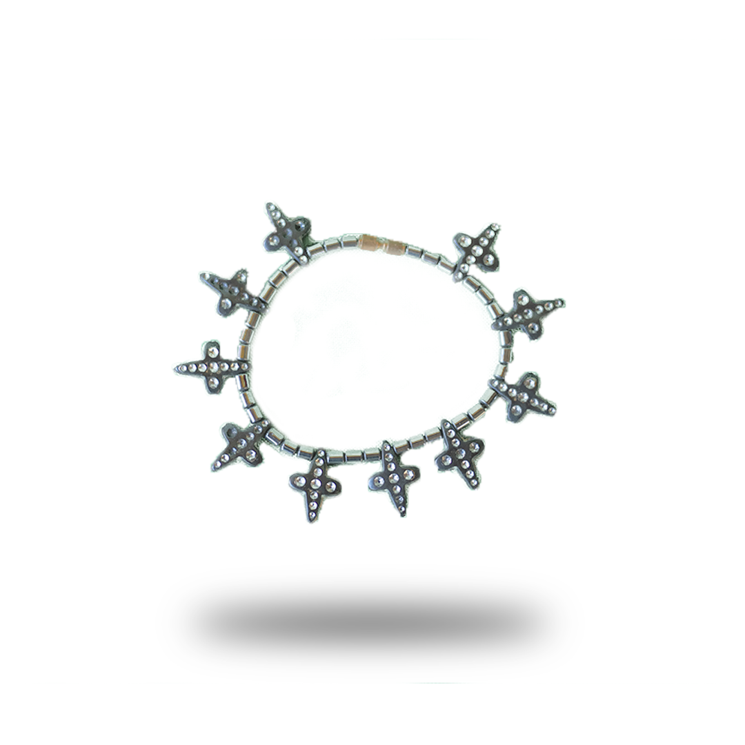 Cross Amethyst Necklace