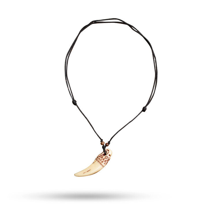 Shark Tooth Leather Necklace