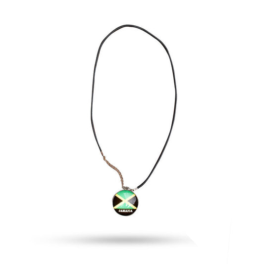 Jamaican Flag Pendant Necklace