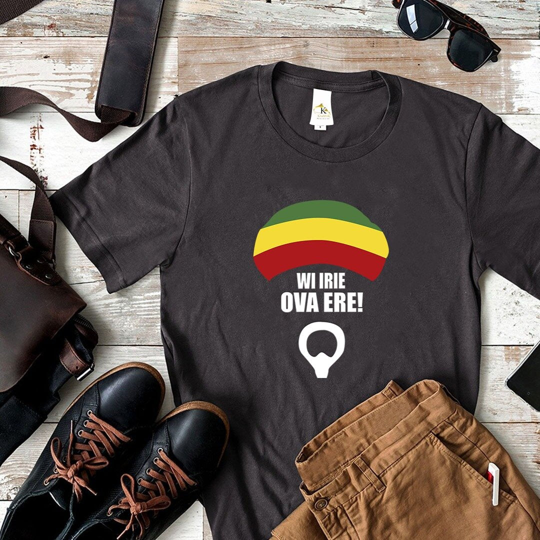 Khalelsh Collection Wi Irie Ova Ere! T-shirts
