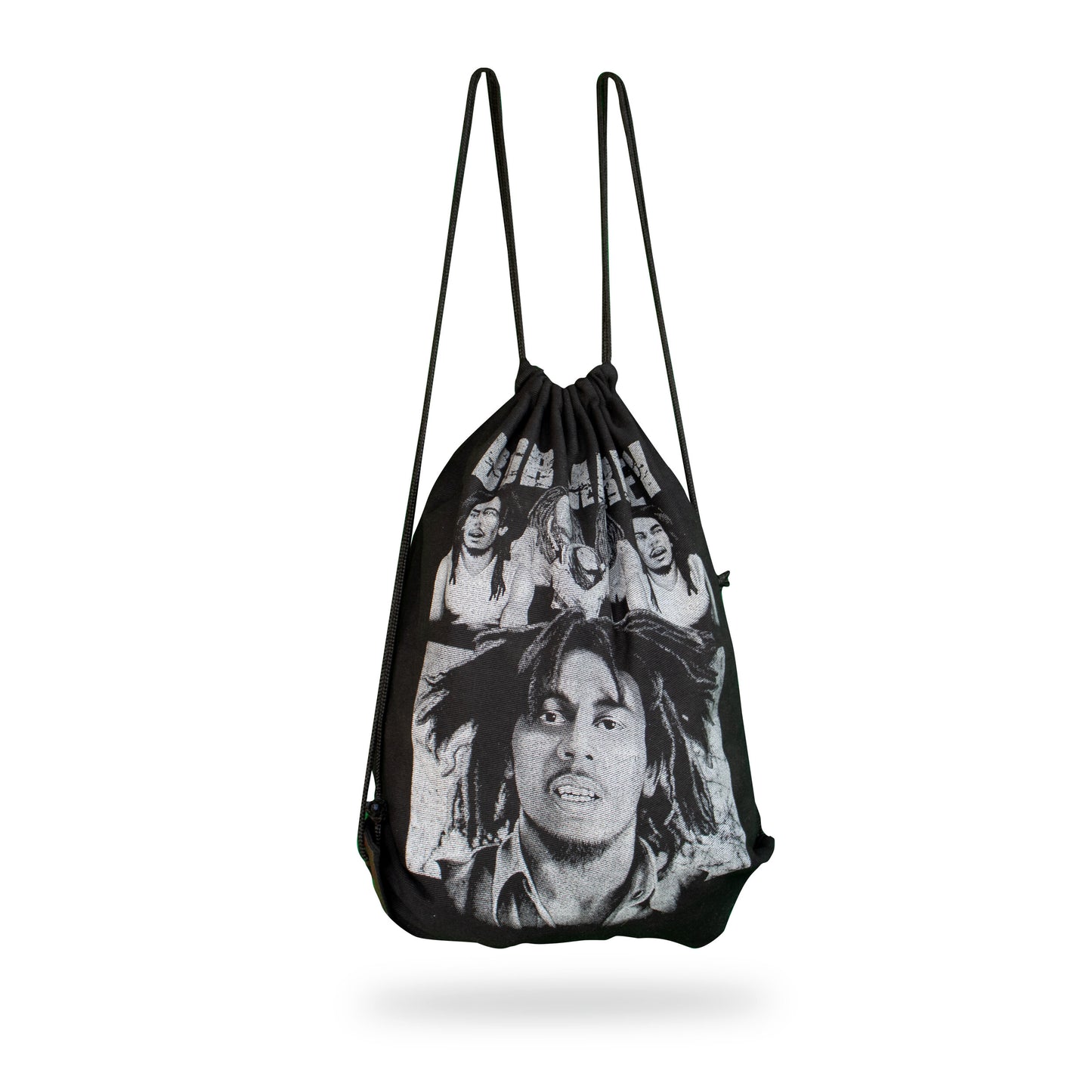 Cotton Bob Marley Drawstring Bag