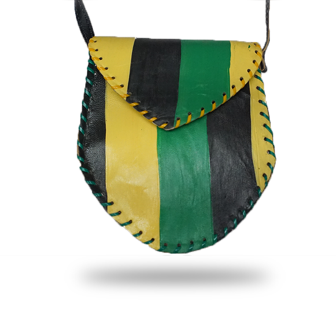 round leather crossbody bag
