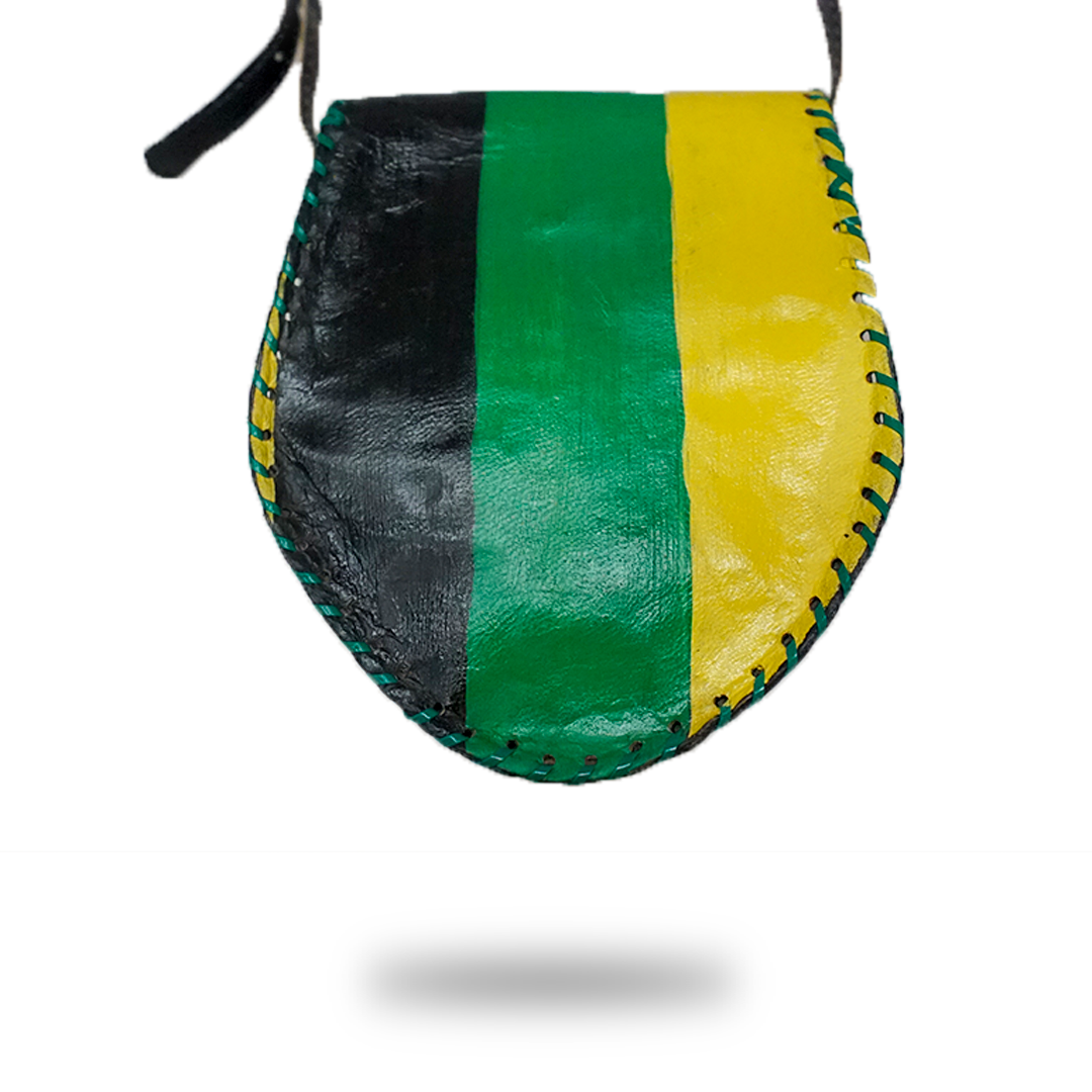 round leather crossbody bag