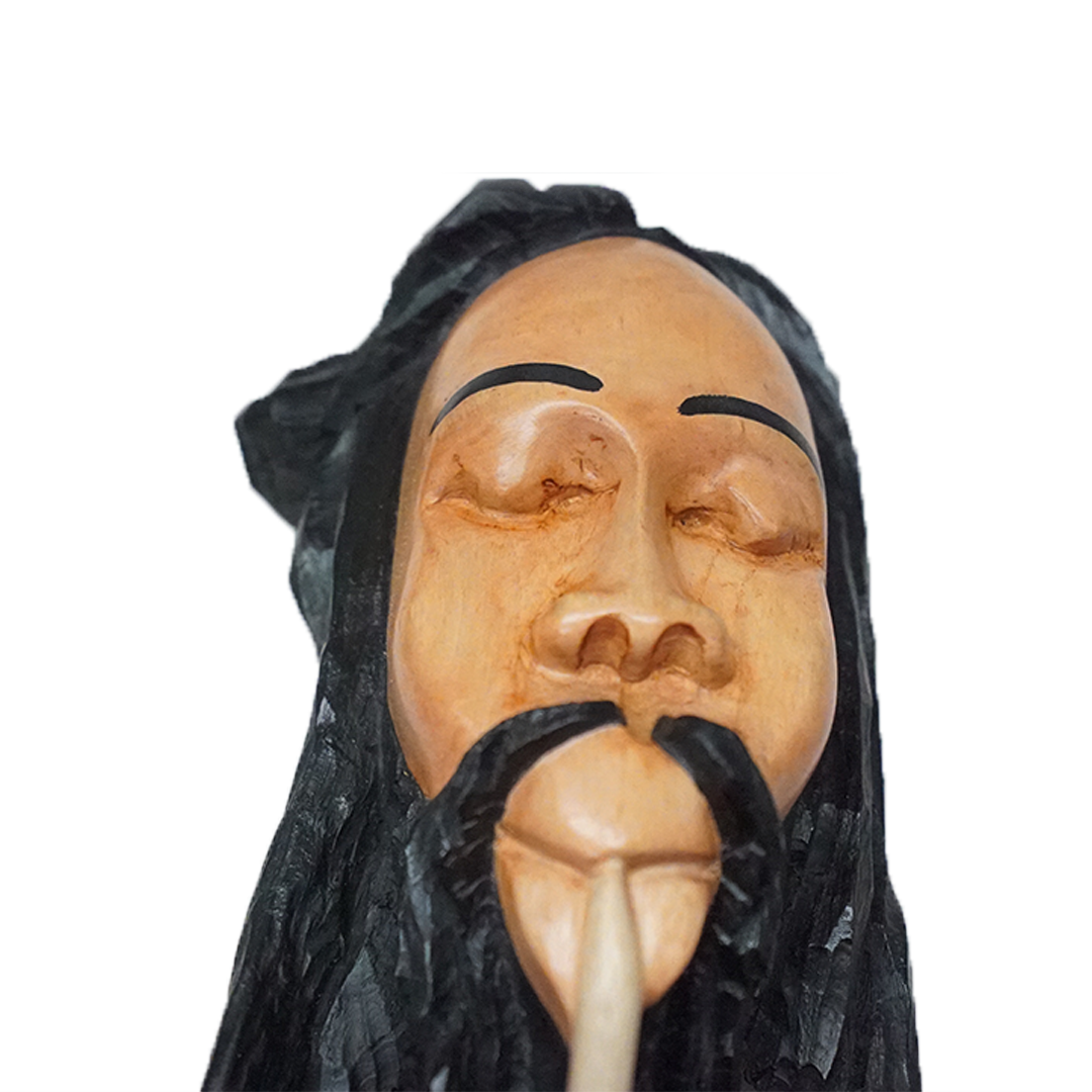 Smokin' Rastafarian Carving