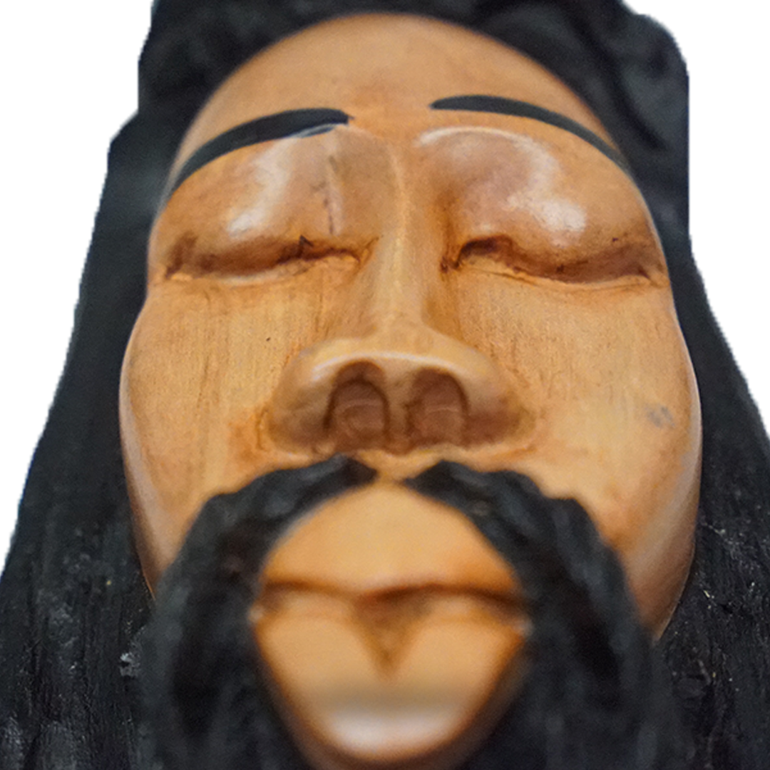 Whistling Rastafarian Carving