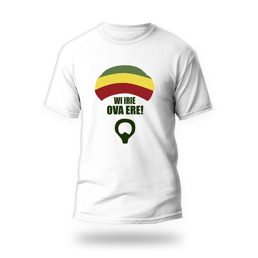 Wi Irie Ova Ere! T-shirts Green