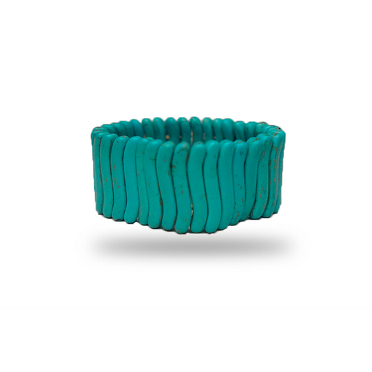 Thin Extensible Turquoise Bracelet