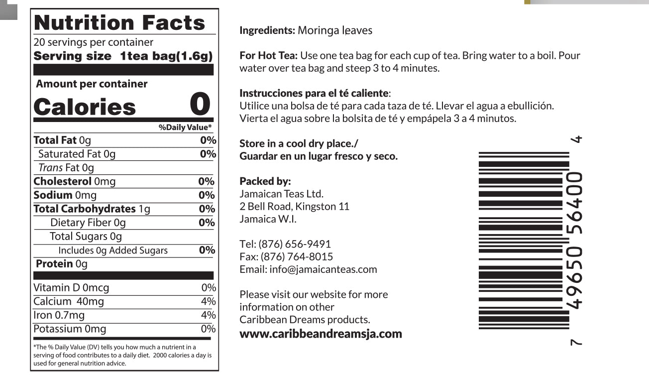 Caribbean Dreams Moringa