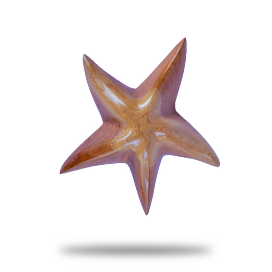 Cedarwood Starfish Carving