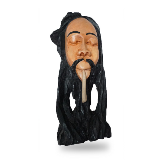 Smokin' Rastafarian Carving