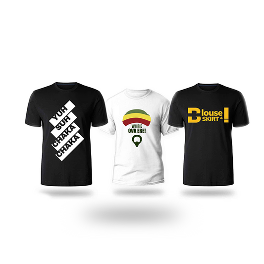 Khalelsh Collection Ocho Rios. Triple T-shirt Combo