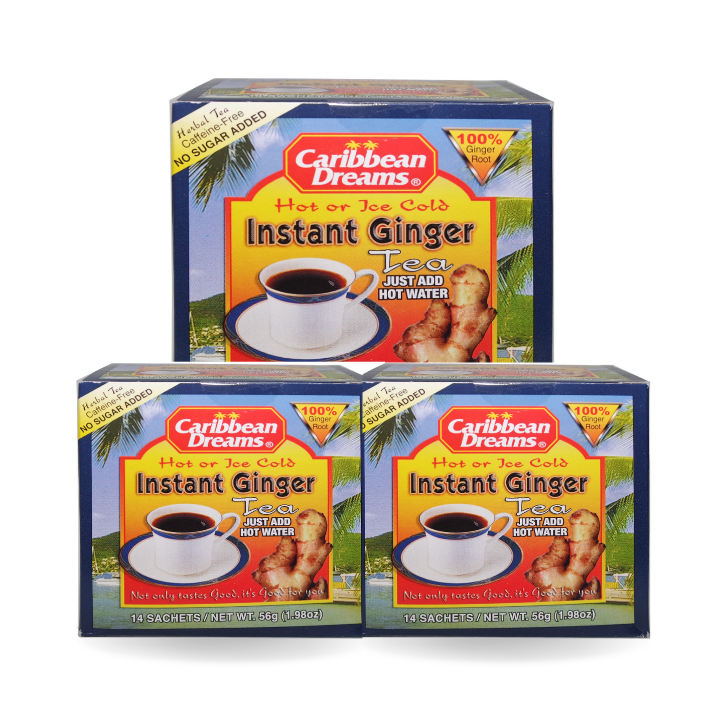 Caribbean Dreams Unsweet Instant Ginger Crystal