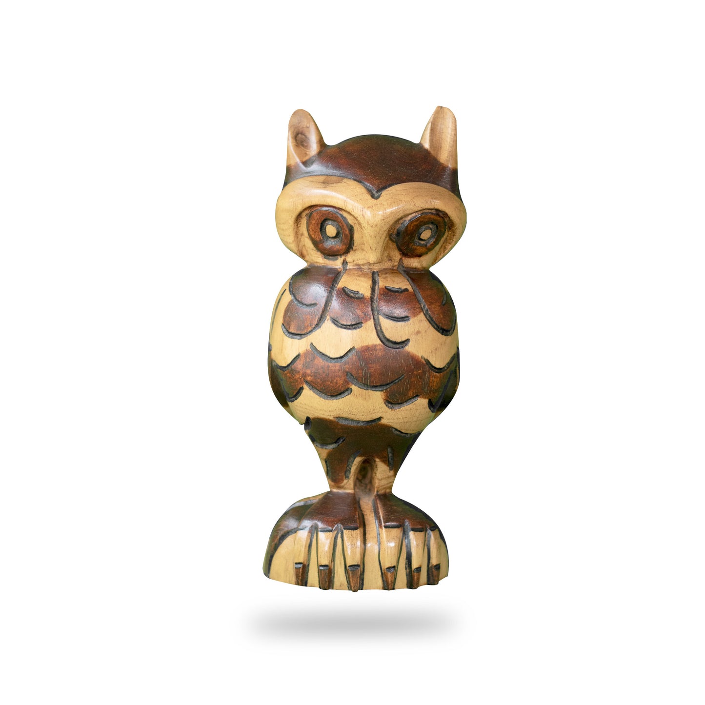 Cedarwood Owl Carving